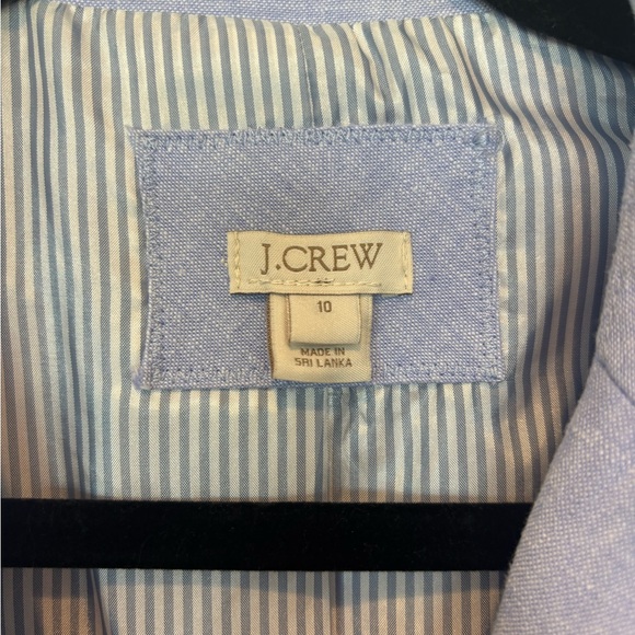 J. Crew Light Blue Women's Blazer 10 - Just Dry Cleaned! - Picture 3 of 5